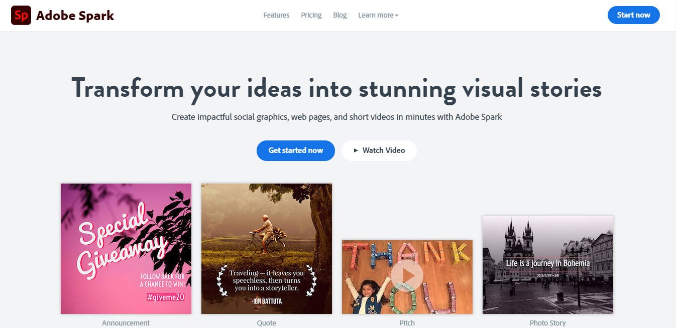 adobe spark