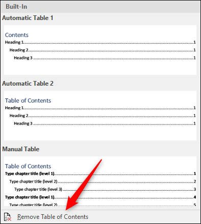 remove daftar isi word remove daftar isi word