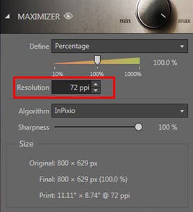 resolution option resolution option