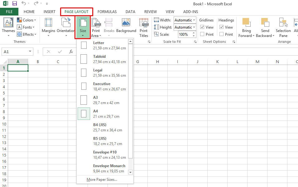 cara mengatur ukuran F4 di excel cara mengatur ukuran F4 di excel