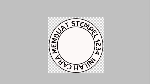 cara membuat stempel cap lingkaran cara membuat stempel cap lingkaran