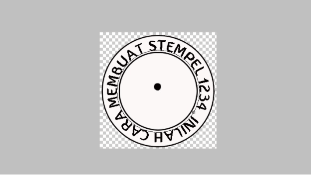 cara membuat stempel tulisan melengkung cara membuat stempel tulisan melengkung