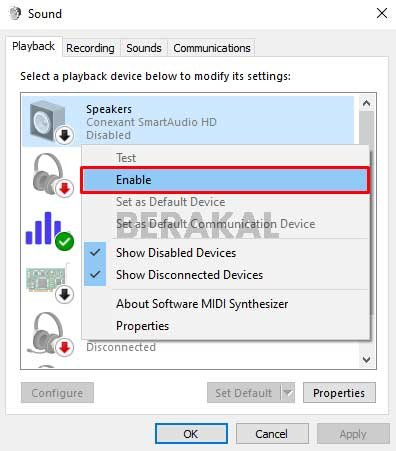 Enable Speaker Enable Speaker