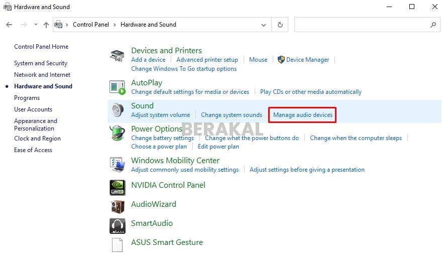 Manage Audio Device Manage Audio Device