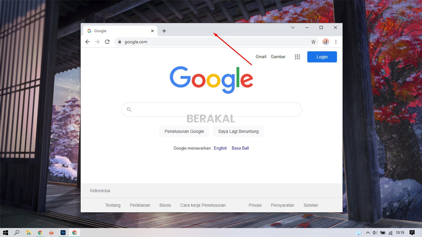 Tittle Bar Aplikasi Tittle Bar Aplikasi