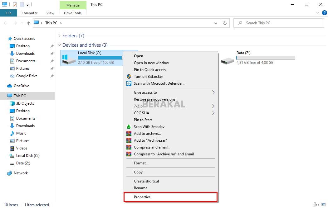 disk 100 windows 10