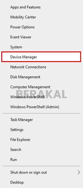 Buka Device Manager