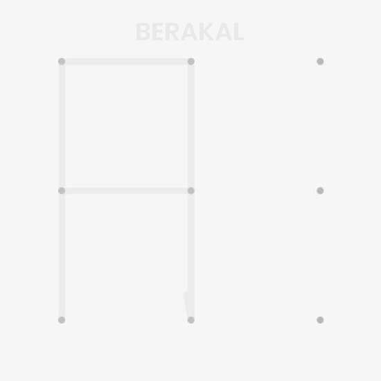 Pola Huruf A Besar