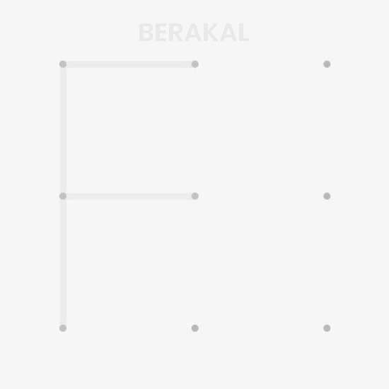 Pola Huruf F Kecil