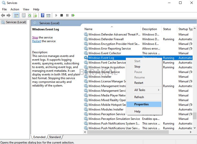 Windows Event Log