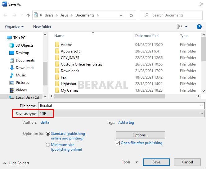 cara membuat file pdf di laptop cara membuat file pdf di laptop
