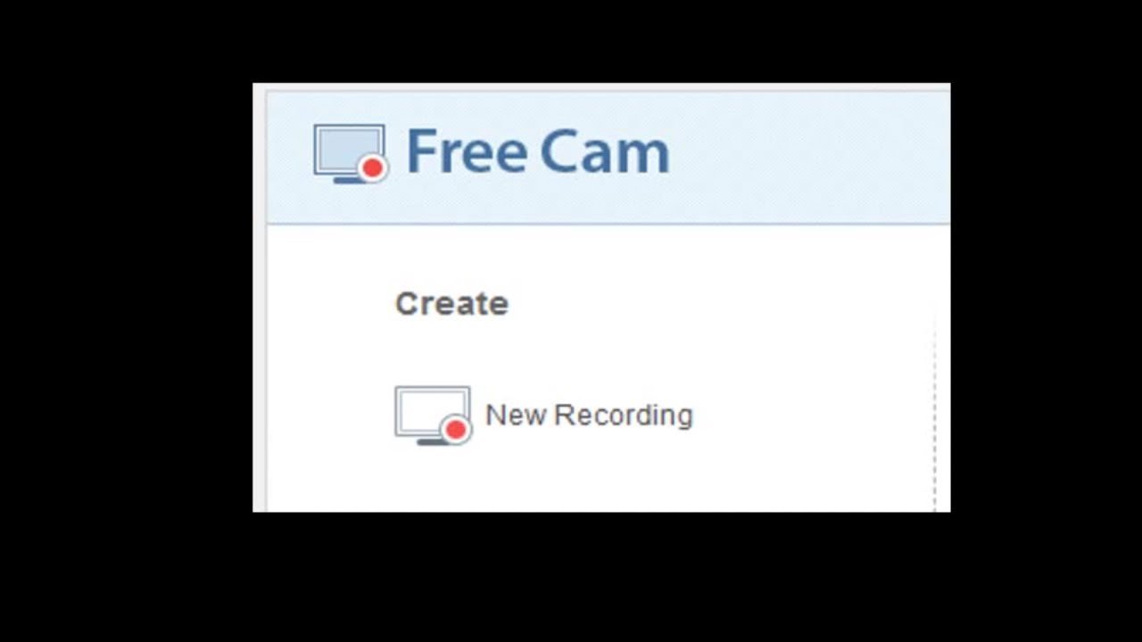 Kemudian, buka aplikasinya dan klik menu New Recording