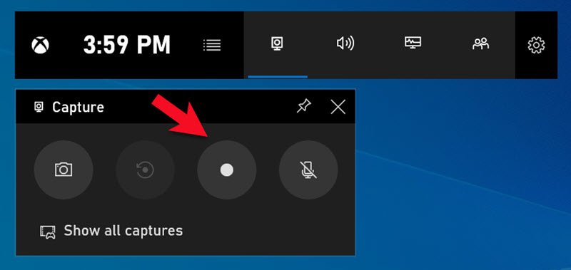 Kemudian, klik menu yang bertuliskan Capture dan halaman baru akan muncul di layar perangkat laptopmu.