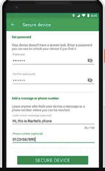 Di sini kamu bisa mulai memasukkan kata sandi yang baru pada kolom input