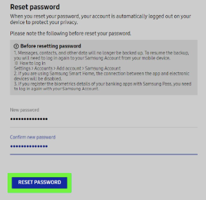 Ikuti petunjuk yang disediakan oleh halaman berikutnya kemudian atur ulang password dan jangan lupa untuk mencatat password yang baru.