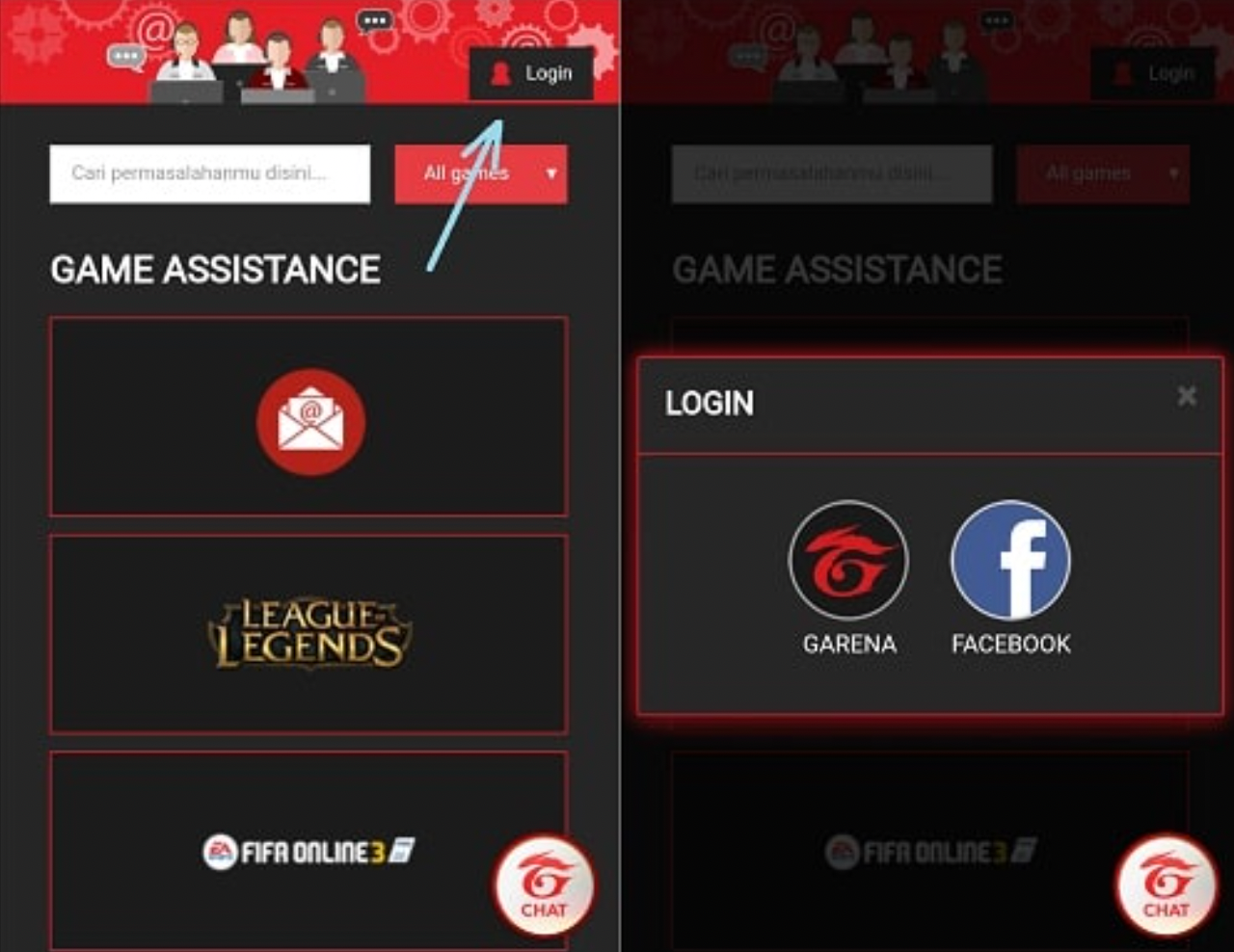 garena&nbsp;login