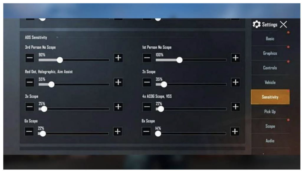Apa itu sensitif Ads PUBG