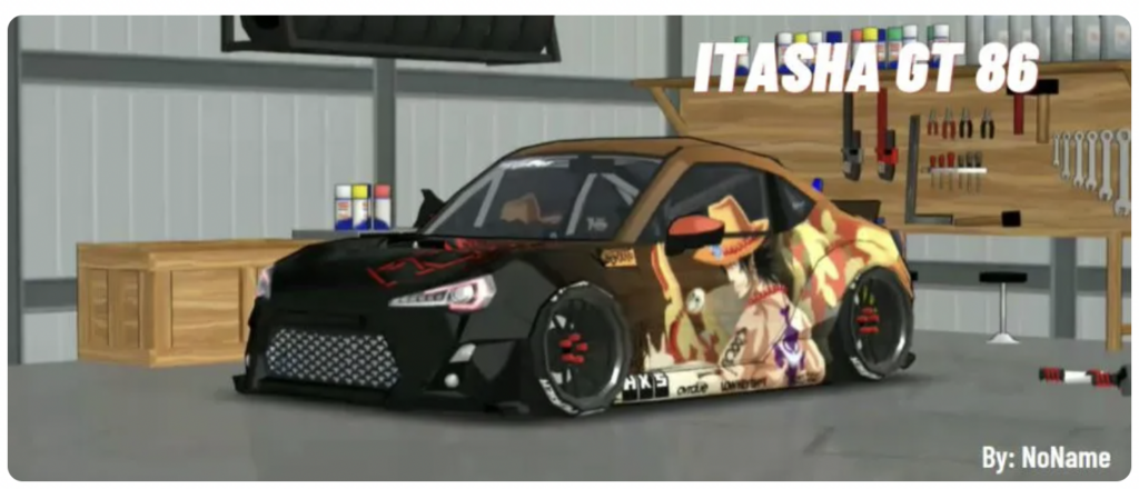 Itasha GT 86 Portgas D. ACE One Piece