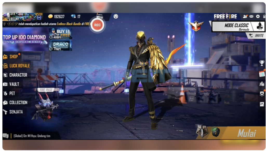 Jalankan Free Fire