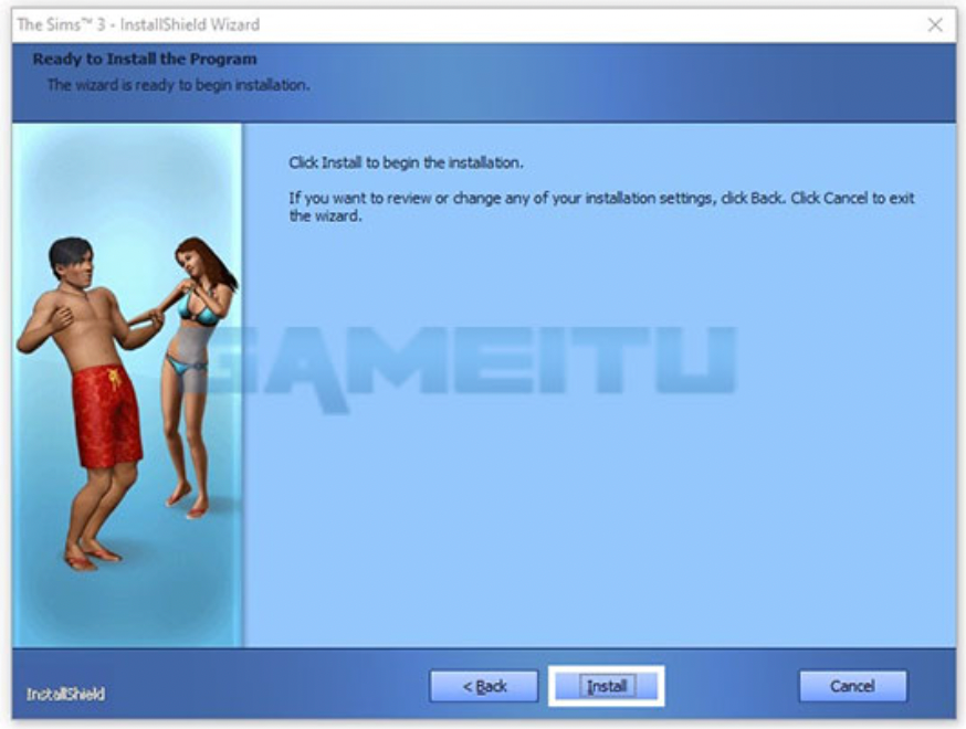 Klik Install