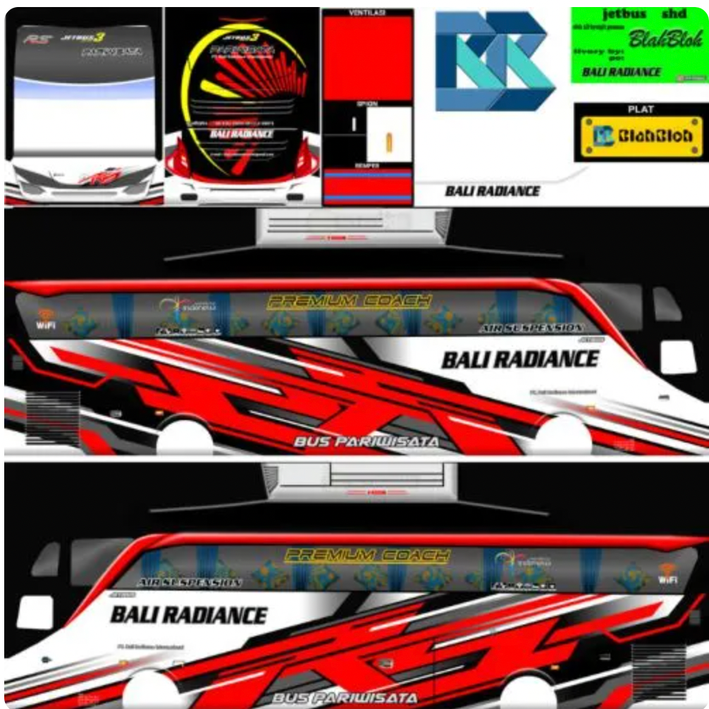 Livery Bus Bali Radiance