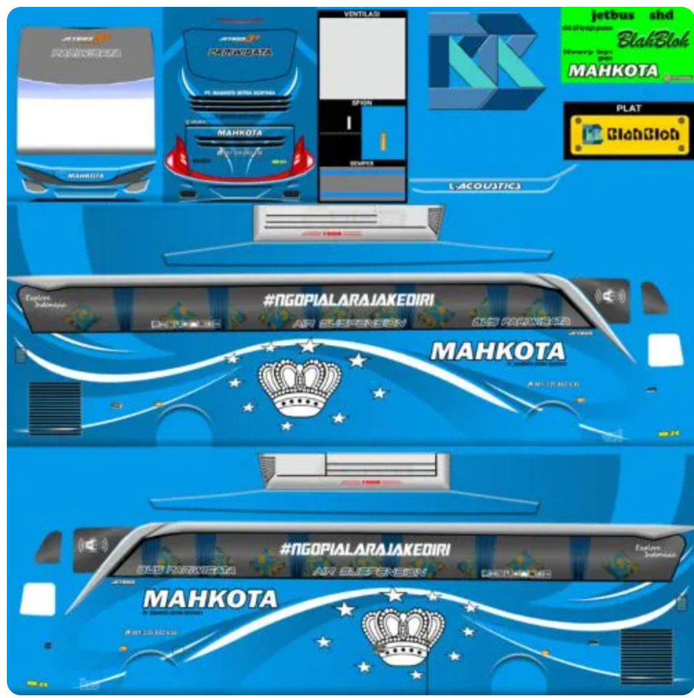 Livery Bus SHD Mahkota