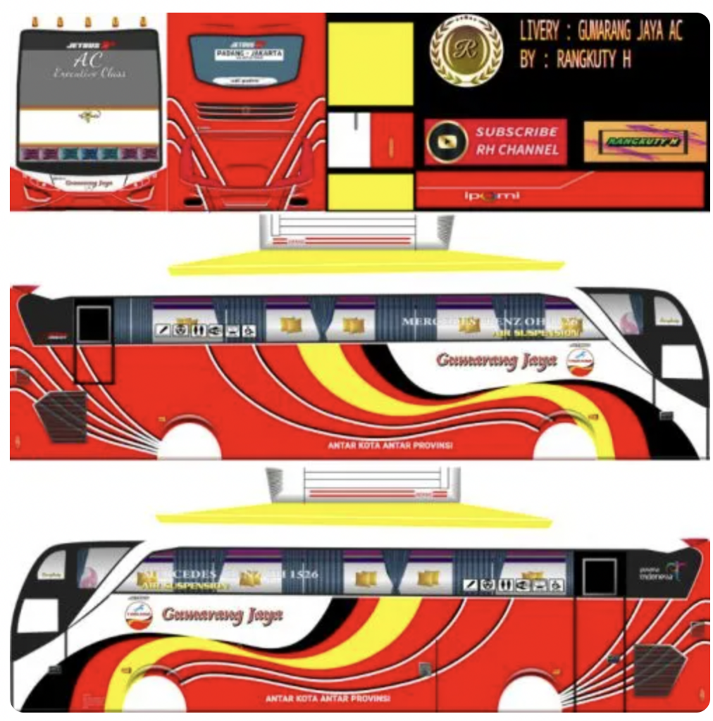 Livery Bus Super High Decker Gumarang Jaya