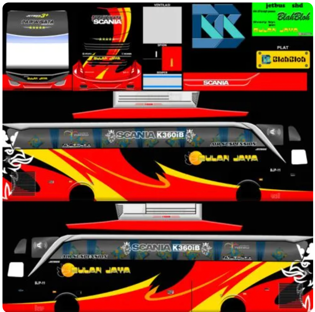 Livery Bussid SHD Bulan Jaya