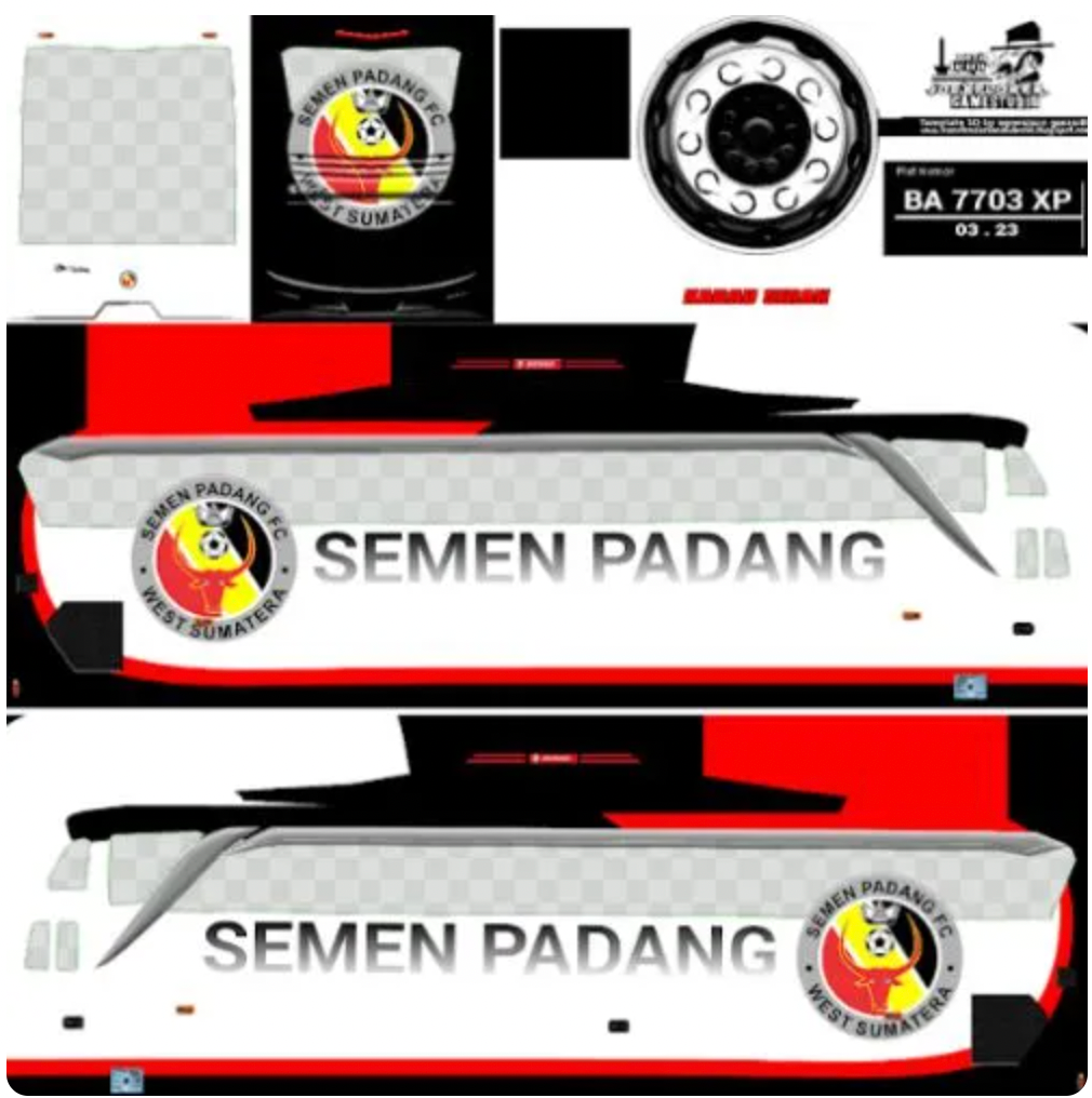 Livery Bussid Semen Padang FC