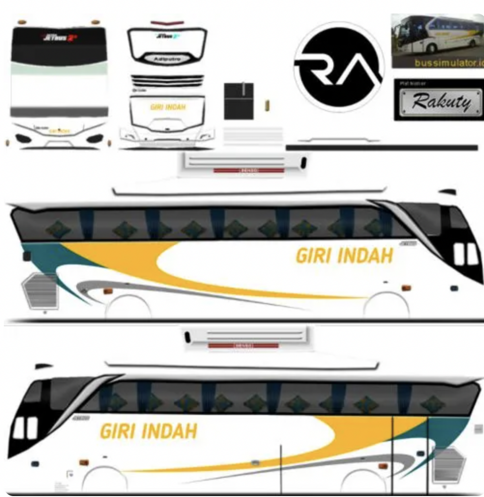 Livery Giri Indah Bussid Original