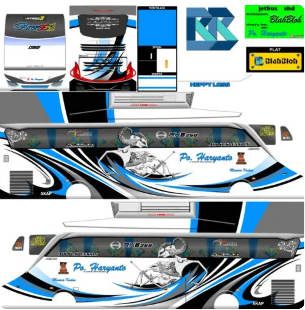 Livery Jernih PO. Haryanto Super High Decker
