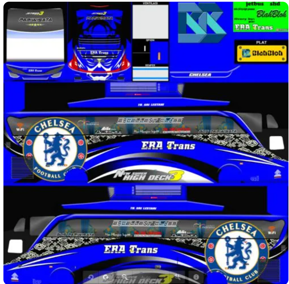 Livery Jetbus 3 EKA Trans Chelsea SHD