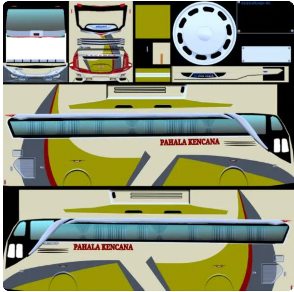 Livery Jetbus 3 Pahala Kencara
