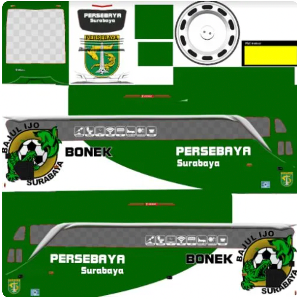 Livery Persebaya FC Bussid