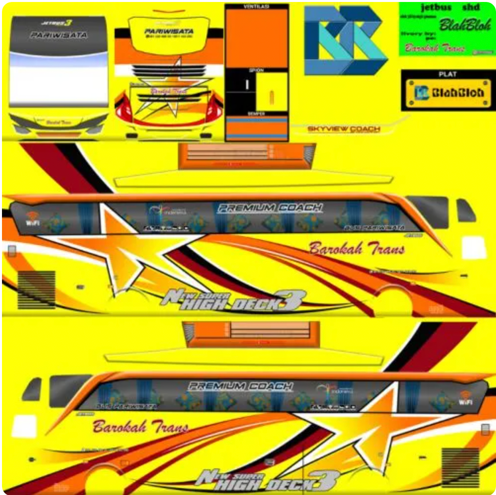 Livery SHD Berkah Trans