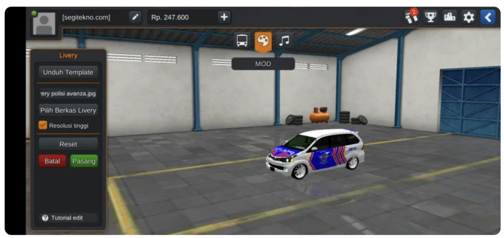 Mobil Polisi Avanza