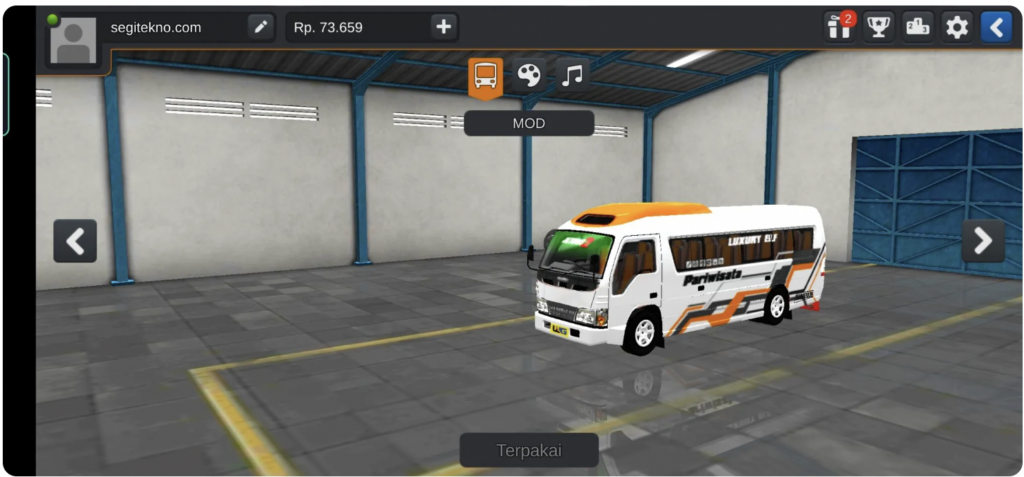 Mod Bussid Elf Travel Pariwisata