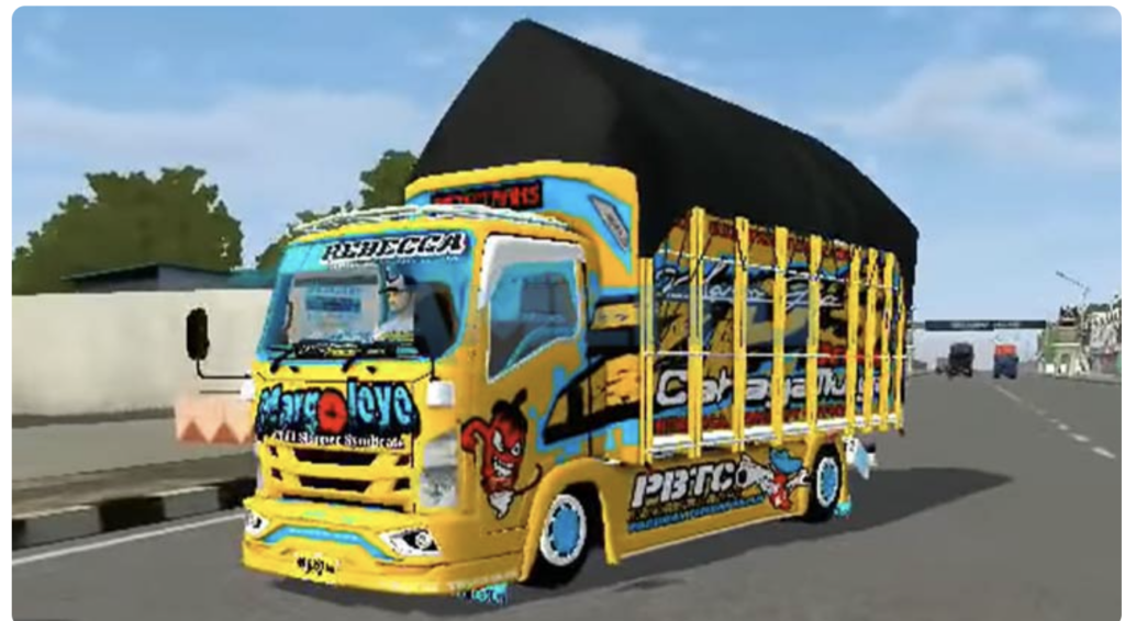Mod Truk Canter Isuzu NMR 71 Margo Joyo Gold