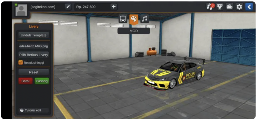 Police Car Mercedes Benz AMG