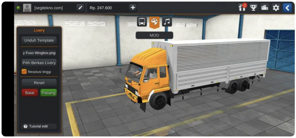 Truck Box Fuso FN