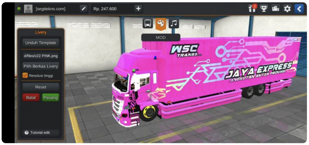Truck Box Hino Modis