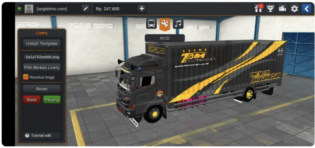 Truck Box Hino TAM Cargo