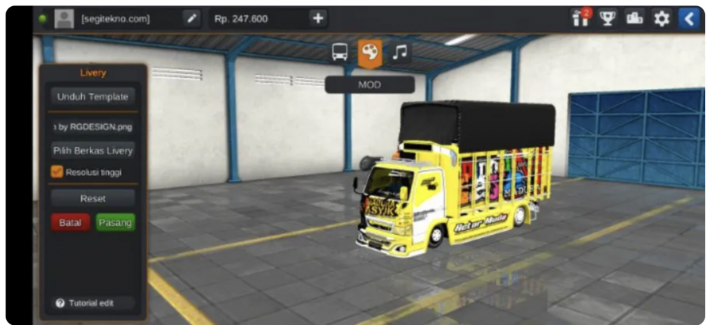 Truck Madura Asyik Terpal Kotak