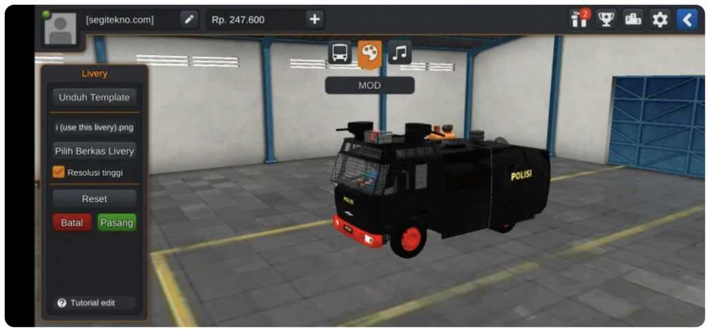 Water Canon Police Car