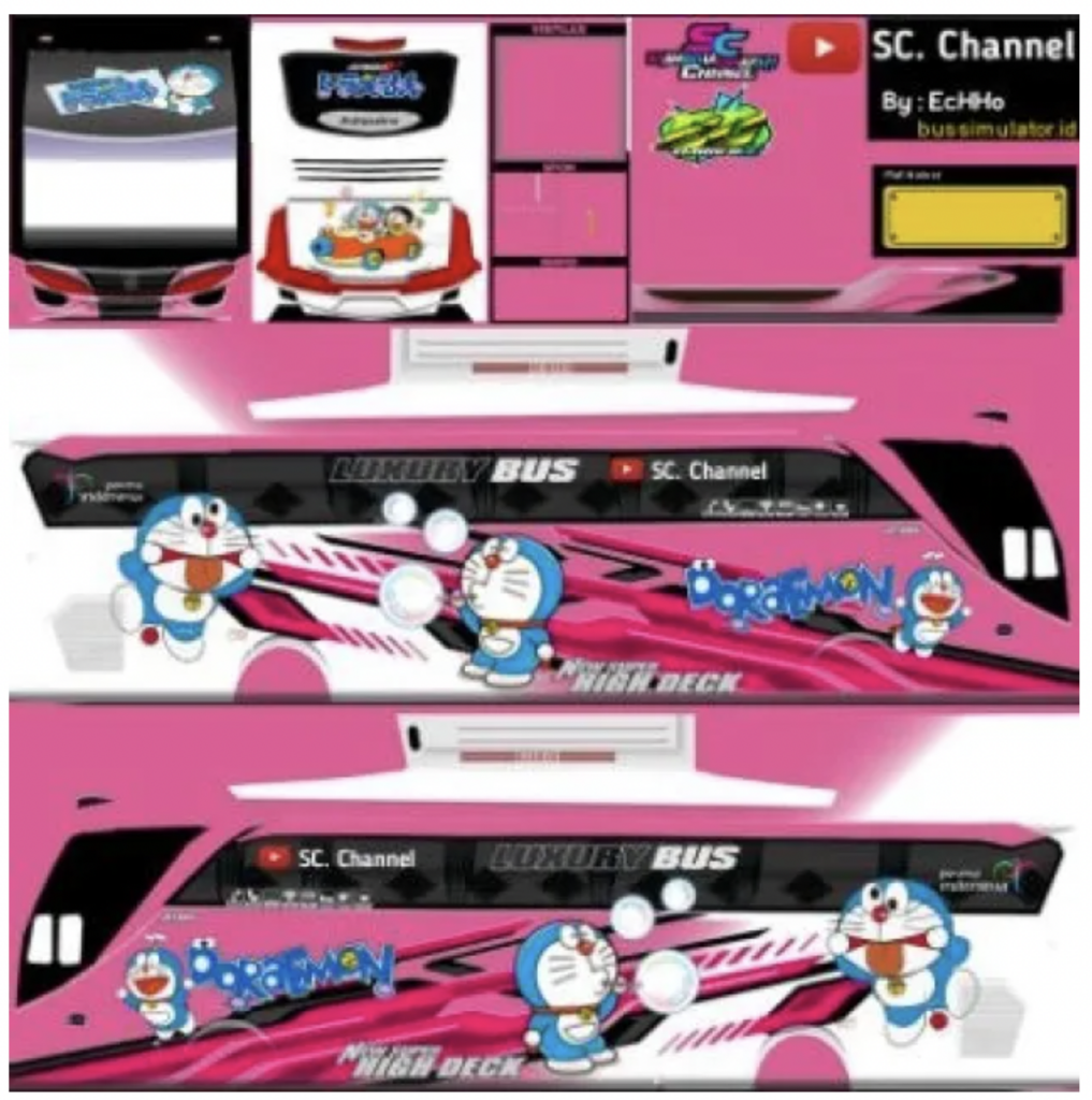 bussid doraemon