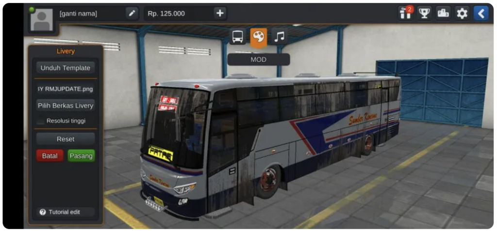 bussid minibus mod 1