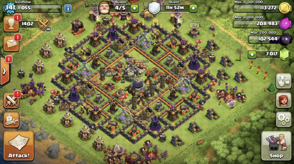 cara main coc di laptop