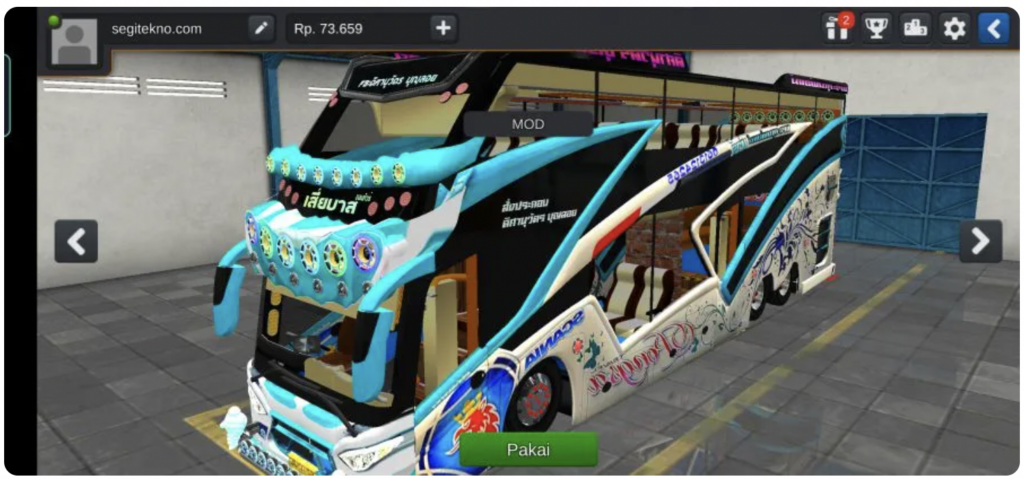 download mod bussid bus full strobo 2