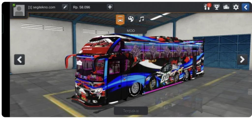 download mod bussid bus full strobo 5