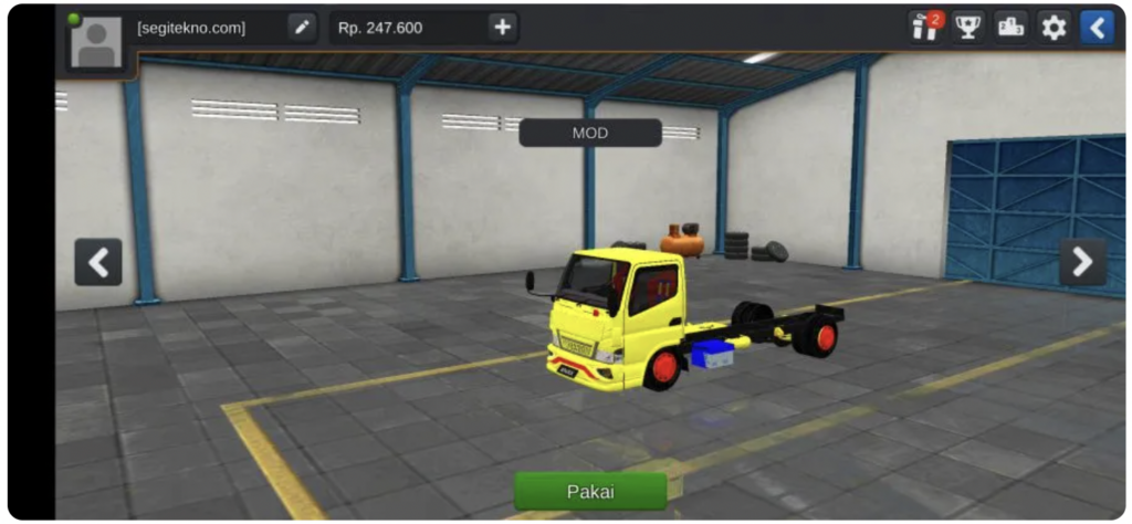 download mod bussid truck canter muatan gayor 2